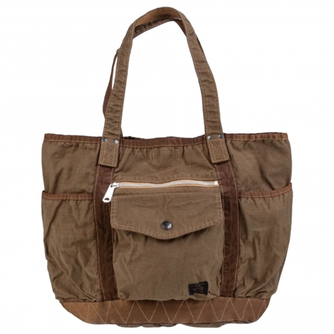 Porter Yoshida & Co Crag 2-Way Rucksack | Coyote | 540-19695