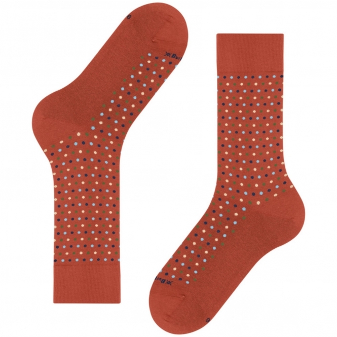 Burlington Socks Burlington Socks Dot Socks - Orange