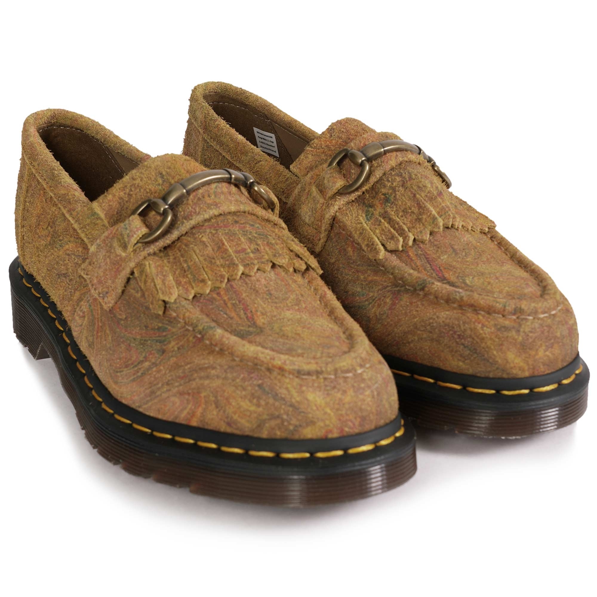 Dr.Martens SMITH MARBLED SUEDE SHOES - 靴