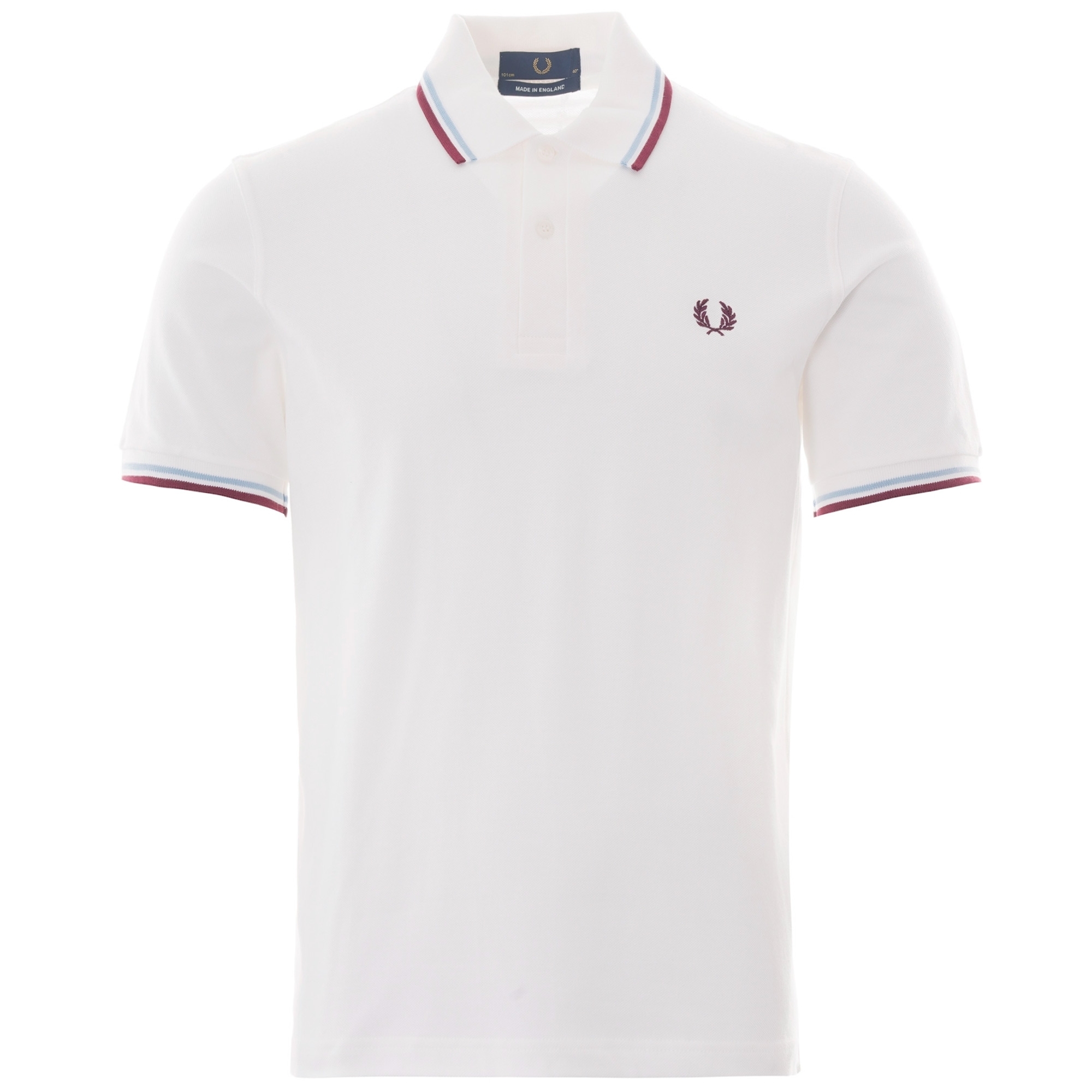 G12 Twin Tipped Polo - White/Maroon