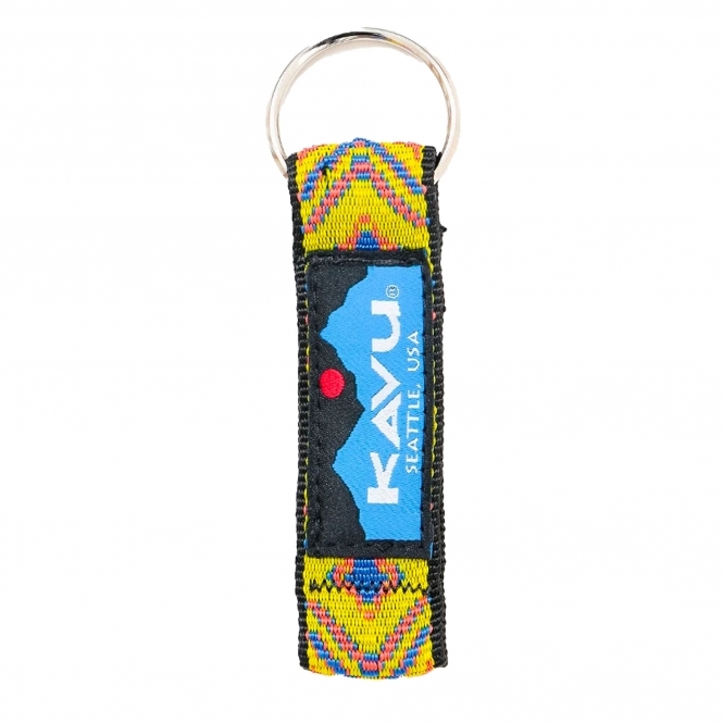 Kavu Kavu Key Chain - Yellow Geo