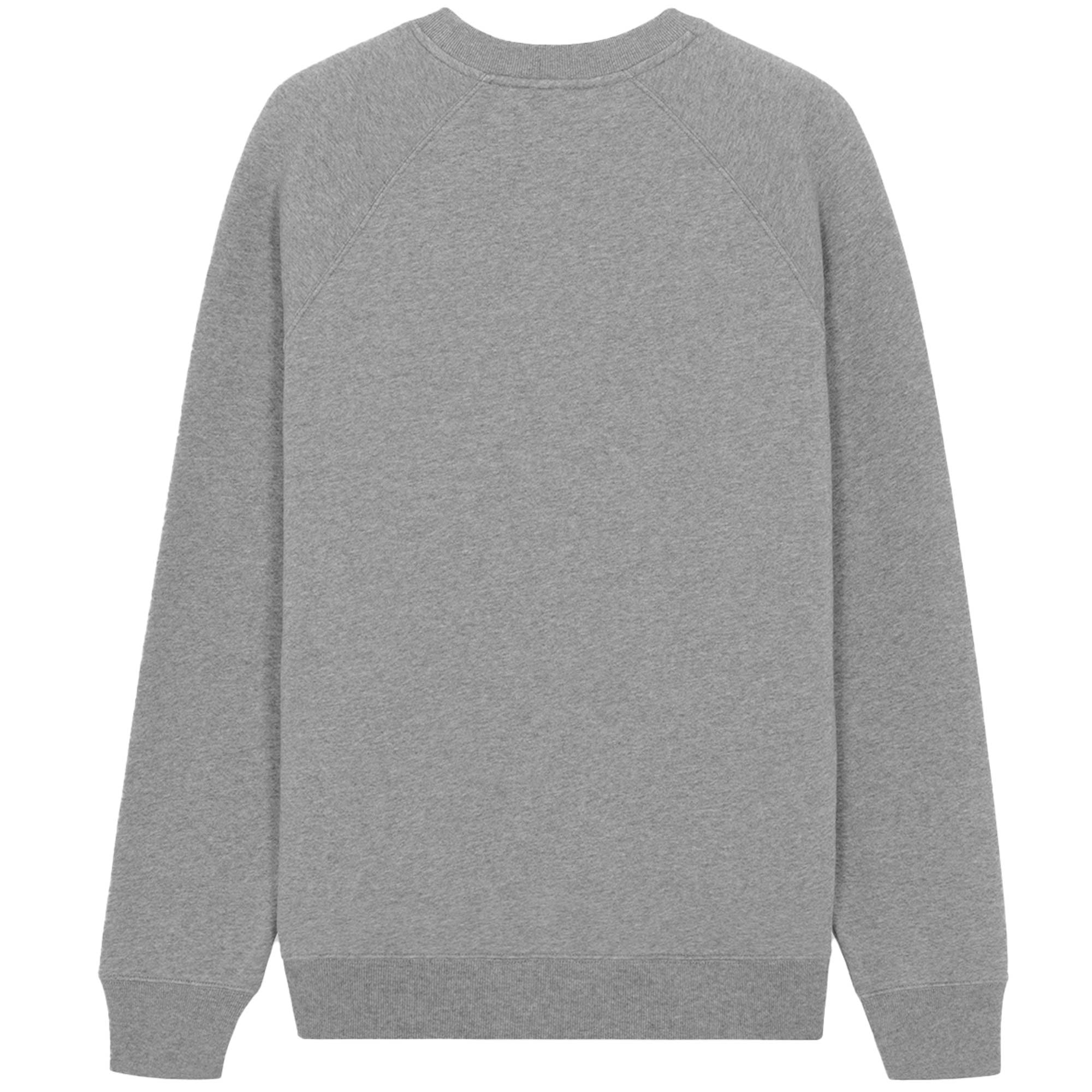 Maison Kitsune Grey Fox Head Patch Classic Sweatshirt - Grey Melange